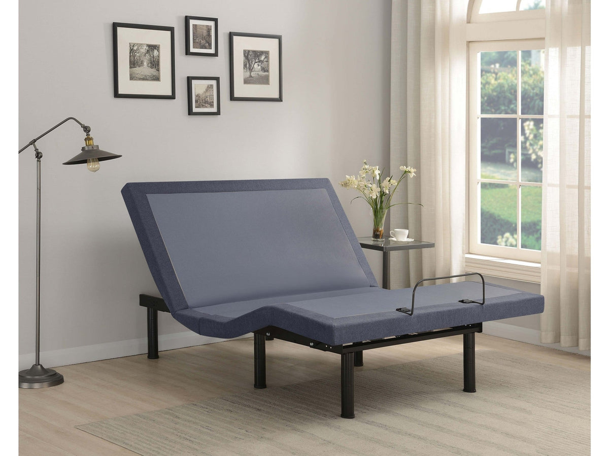 Negan Black California King Adjustable Bed Base