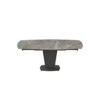 ESF Furniture - 2417 Dining Table Grey Taupe 3 Piece Dining Room Set - 2417TABLEBROWN-3SET