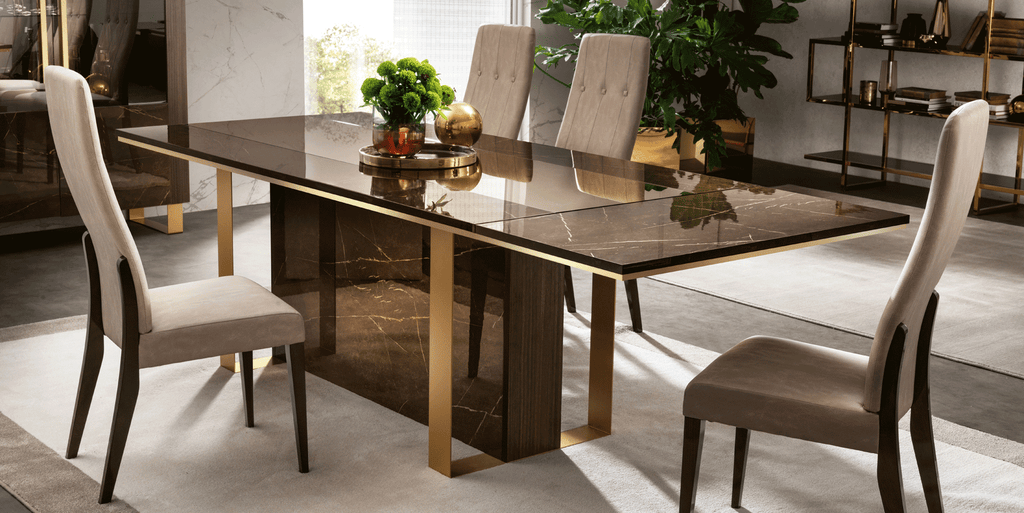 ESF Furniture - Essenza Dining Table 3 Piece Dining Room Set - ESSENZATABLE-3SET