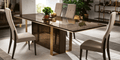 ESF Furniture - Essenza Dining Table 3 Piece Dining Room Set - ESSENZATABLE-3SET