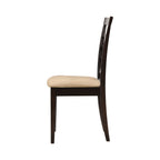 Kelso 3-piece Drop Leaf Dining Table Set Cappuccino and Tan