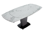 ESF Furniture - 2417 Dining Table Grey Taupe 5 Piece Dining Room Set - 2417TABLEBROWN-5SET