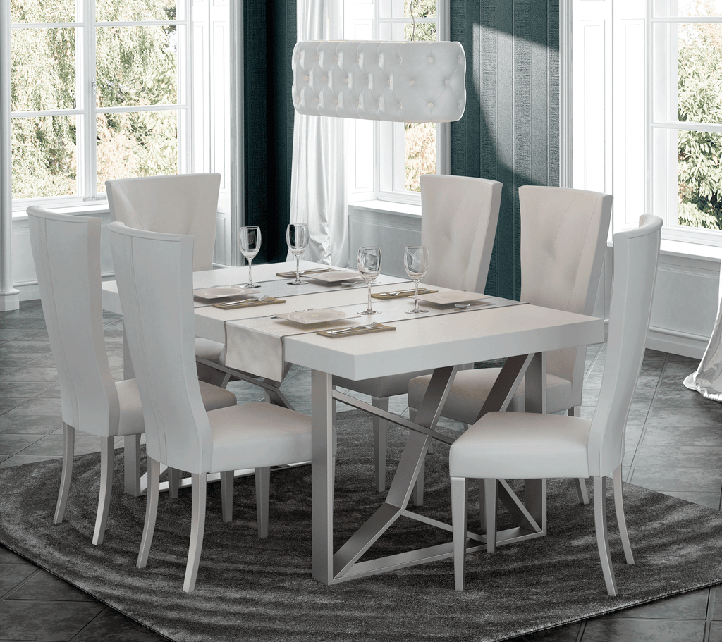 ESF Furniture - KIU Dining Table 12 Piece Dining Room Set - KIUDININGTABLE-12SET