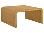 Cahya Square Woven Rattan Coffee Table Natural