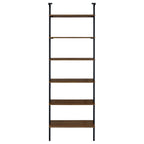 Owens 96-inch 6-shelf Wall Bookshelf Walnut
