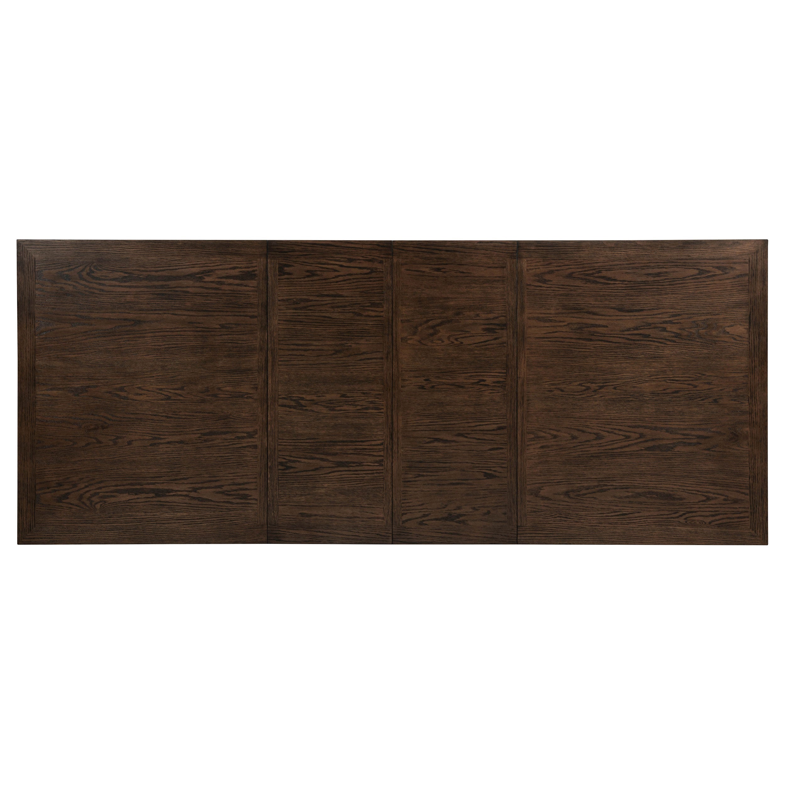 Ridgewell Rectangular Trestle Dining Table Dark Oak
