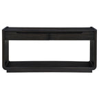 Leandro 2-drawer Entryway Sofa Console Table Burnished Black