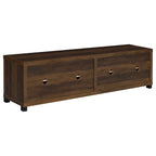 Sachin 4-door Engineered Wood 79-inch TV Stand Distressed Pine
