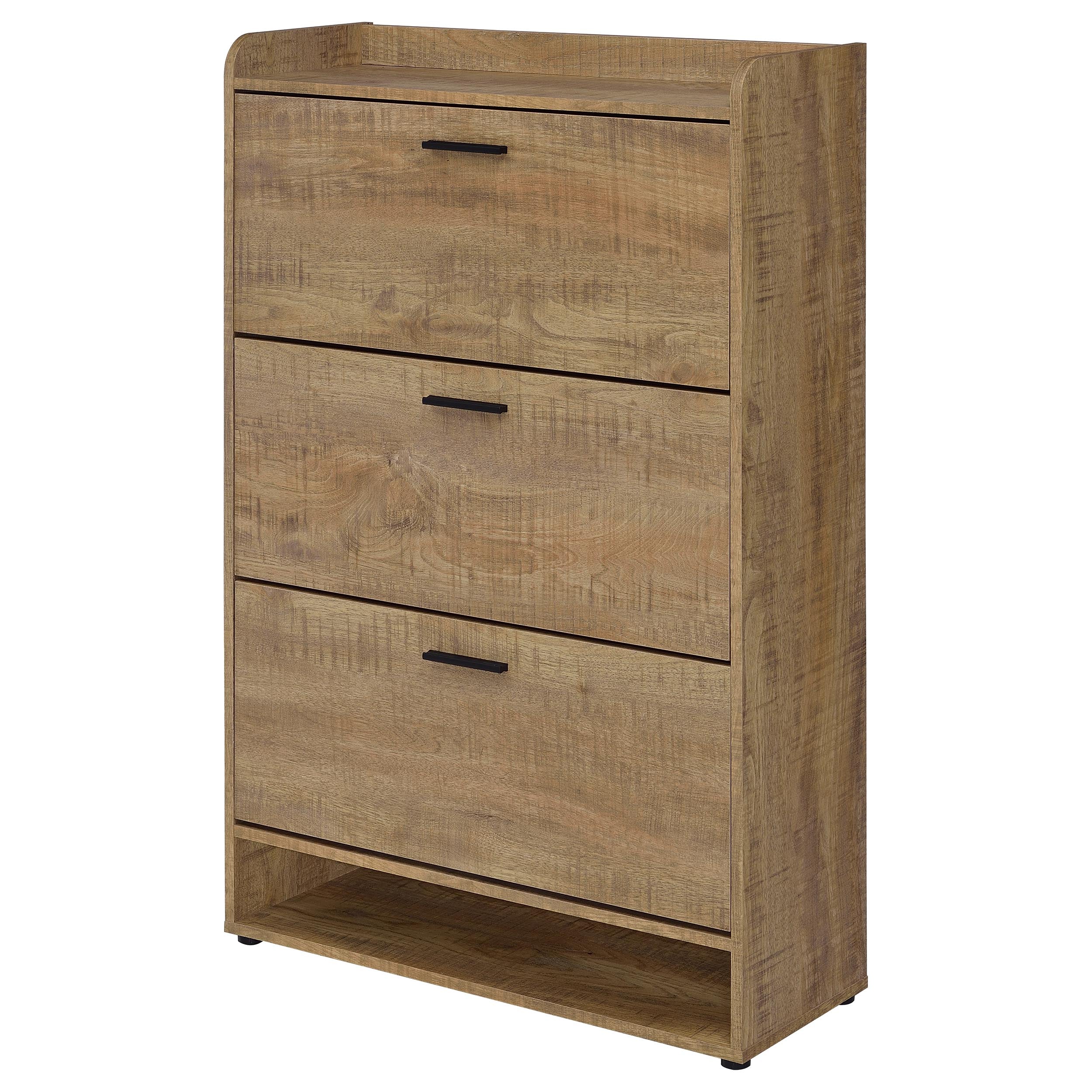 Denia 3-tier Engineered Wood Shoe Cabinet Mango