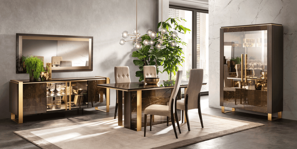 ESF Furniture - Essenza Dining Table 10 Piece Dining Room Set - ESSENZATABLE-10SET