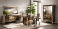 ESF Furniture - Essenza Dining Table 10 Piece Dining Room Set - ESSENZATABLE-10SET