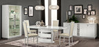 ESF Furniture - Roma Dining Table 12 Piece Dining Room Set - ROMATABLEWHITE-12SET