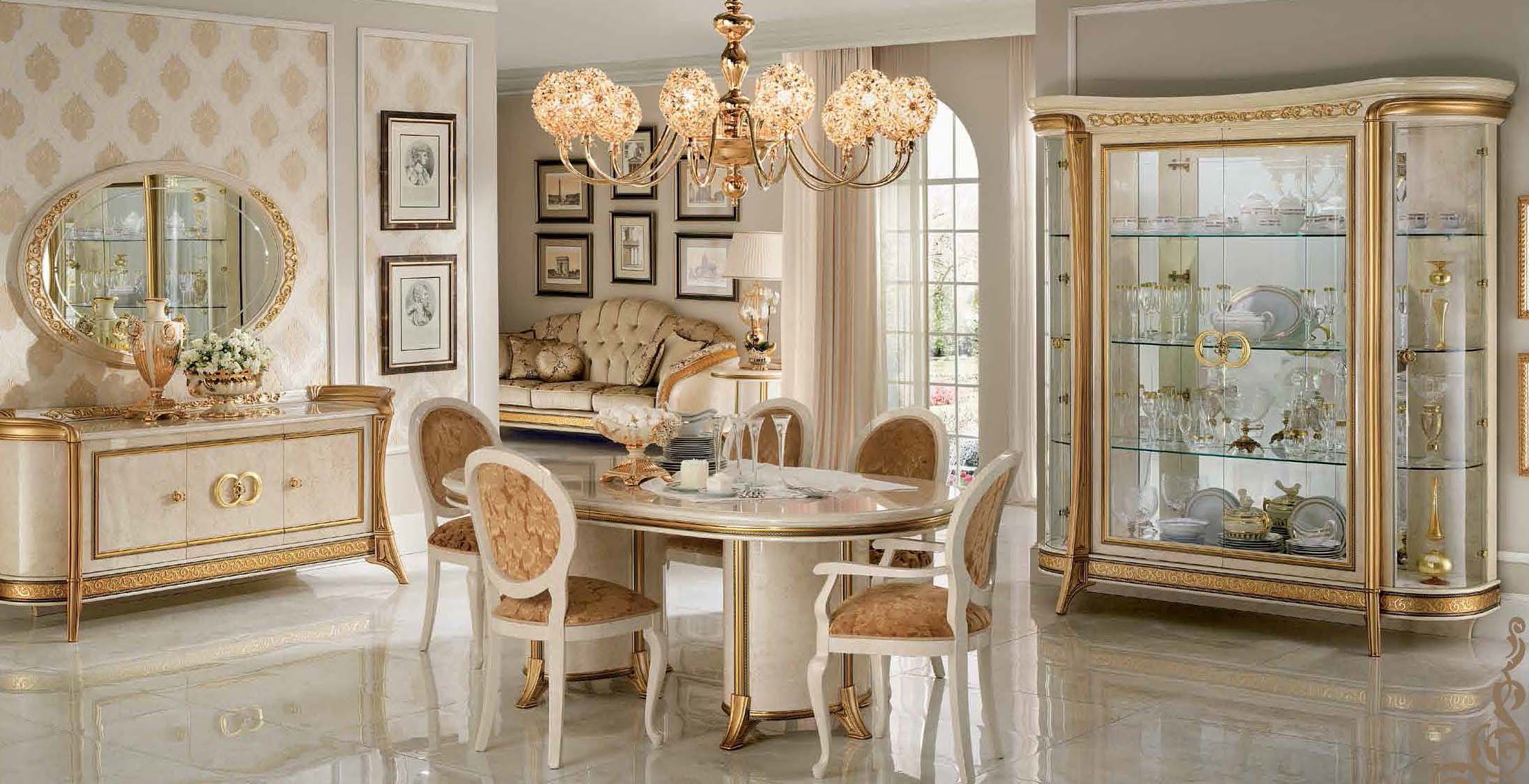 ESF Furniture - Melodia 10 Piece Dining Room Set w-1ext - MELODIATABLE-10SET