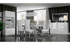 ESF Furniture - KIU Dining Table 8 Piece Dining Room Set - KIUDININGTABLE-8SET