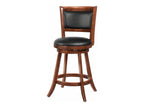 Broxton Upholstered Swivel Counter Chair Chestnut (Set of 2)