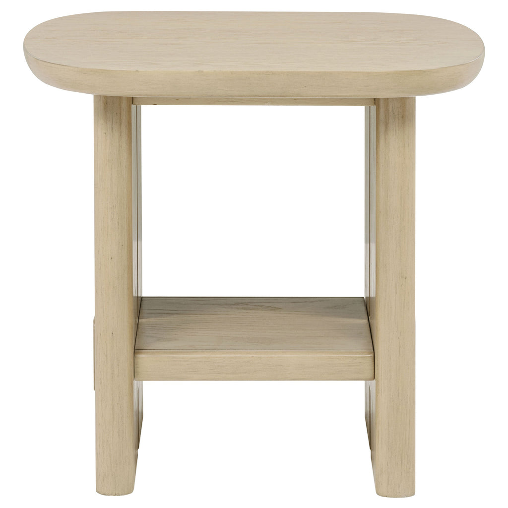 Kailani Coastal Rectangular Cocktail Coffee Table Beige Oak