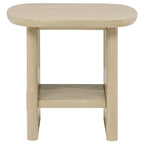 Kailani Coastal Rectangular Cocktail Coffee Table Beige Oak