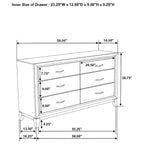 Valen Four-piece Full Bedroom Set Light Taupe