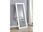 Cadence Tempered Glass Full Length Mirror White High Gloss