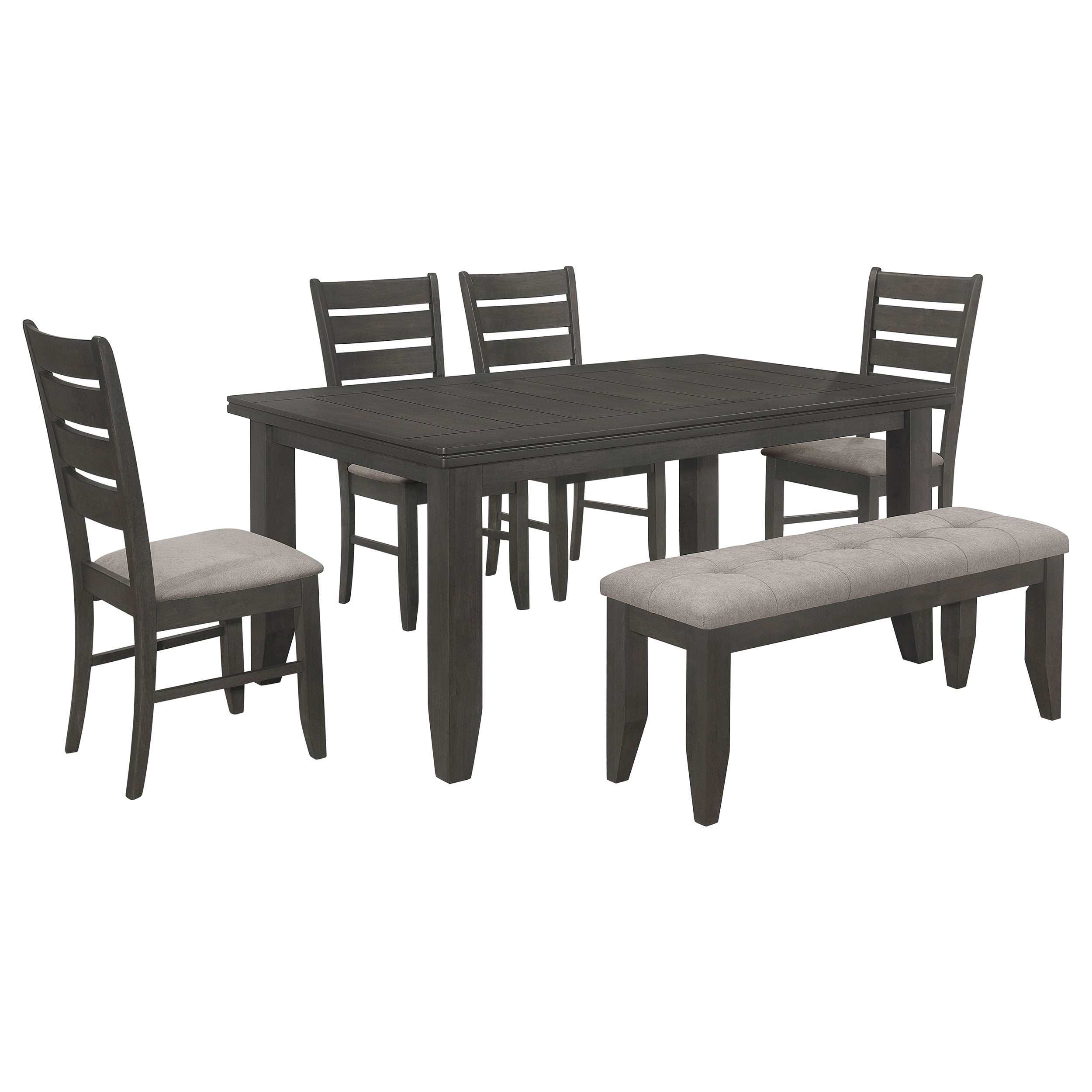 Dalila 5-piece Rectangular Dining Table Set Cappuccino