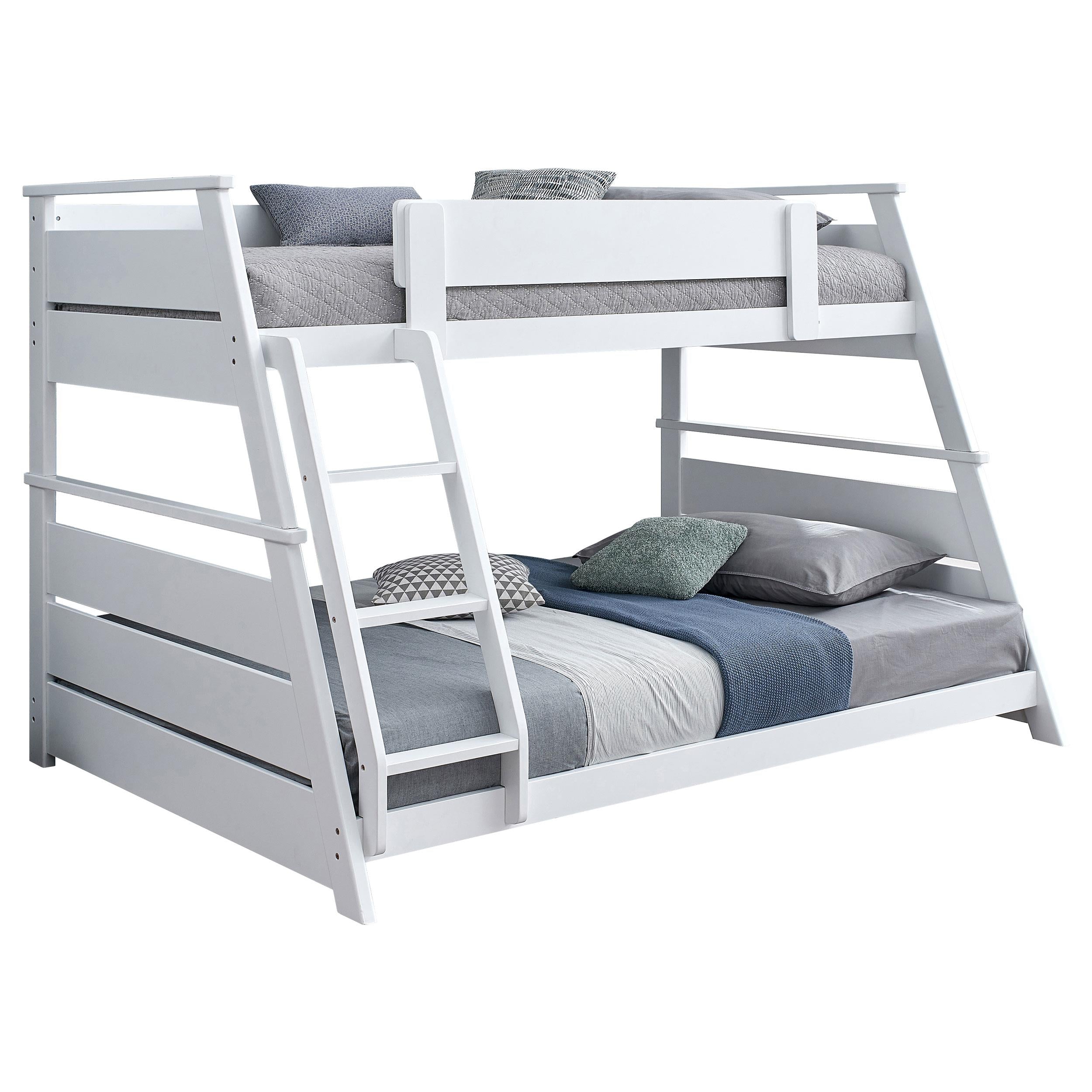 Holden Wood Veneer Twin Over Full Bunk Bed Walnut