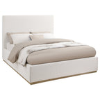 Wren Upholstered Eastern King Panel Bed Grey