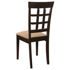 Gabriel Cappuccino & Tan Dining Chair (Set Of 2)