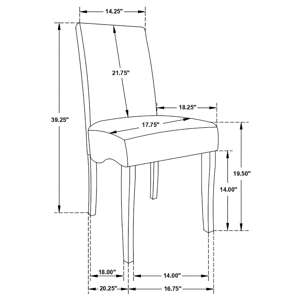 Stanton Grey Side Chairs (Set of 2)