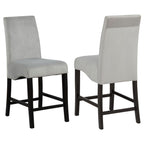 Stanton Grey & Black Counter Height Chairs (Set of 2)