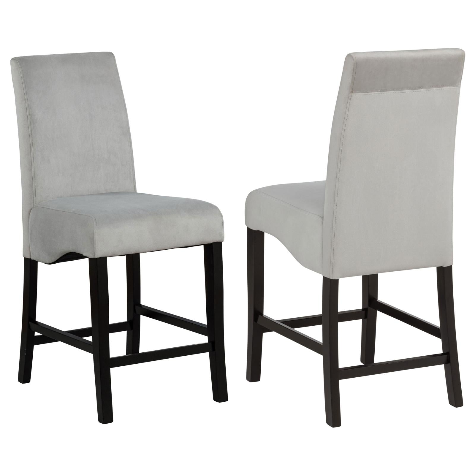 Stanton Grey & Black Counter Height Chairs (Set of 2)