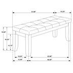 Dalila Cappuccino Dining Bench