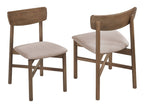 Parkridge Dining Side Chair Natural Walnut (Set of 2)