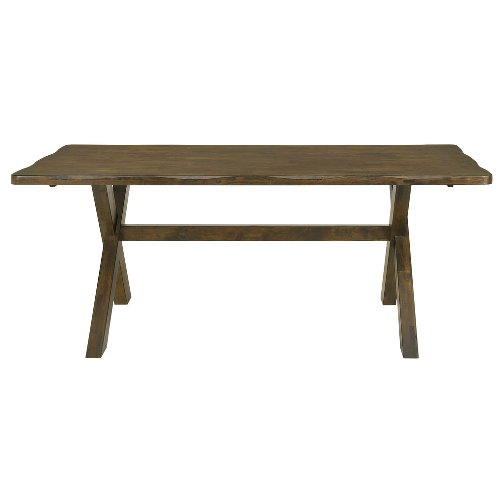 Alston Rustic Knotty Nutmeg Dining Table