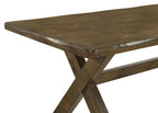 Alston Rustic Knotty Nutmeg Dining Table