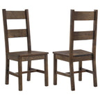 Coleman Dining Side Chair Rustic Golden Brown (Set of 2) - 107042