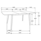 Alfredo Natural Walnut Rectangular Dining Table