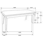 Alfredo Grey & Natural Walnut Dining Bench