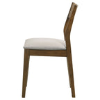 Almonte Dark Brown Side Chair (Set of 2)