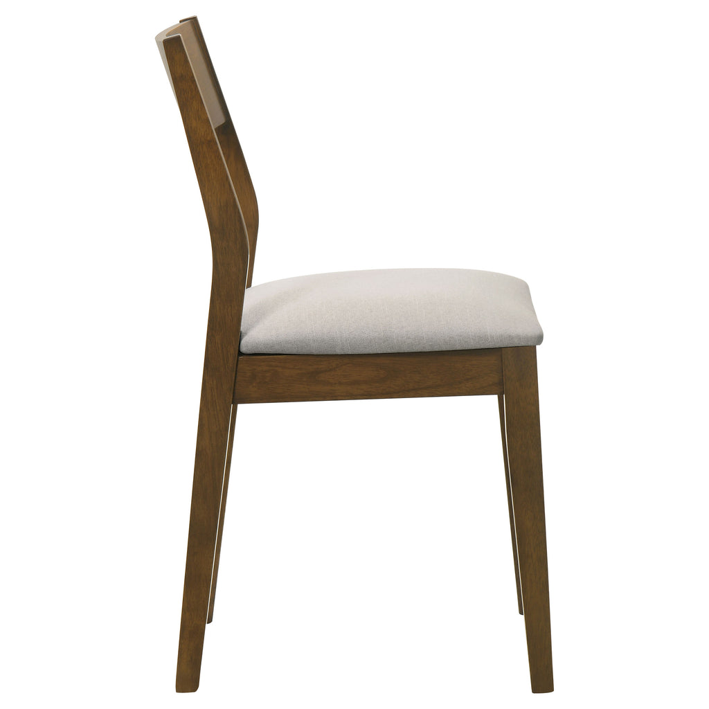 Almonte Dark Brown Side Chair (Set of 2)