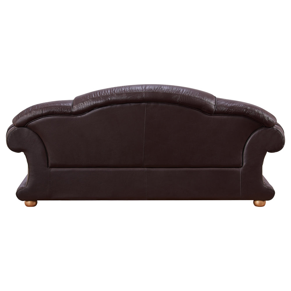 ESF Furniture - Apolo 3 Piece Living Room Set in Brown - APOLO3BROWN