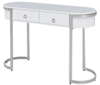 ESF Furniture - 131 Silver Marble 8 Piece Dining Room Set w-1ext in Silver - 131DININGTABLESS-8SET