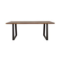 Ditman Grey Sheesham & Black Dining Table