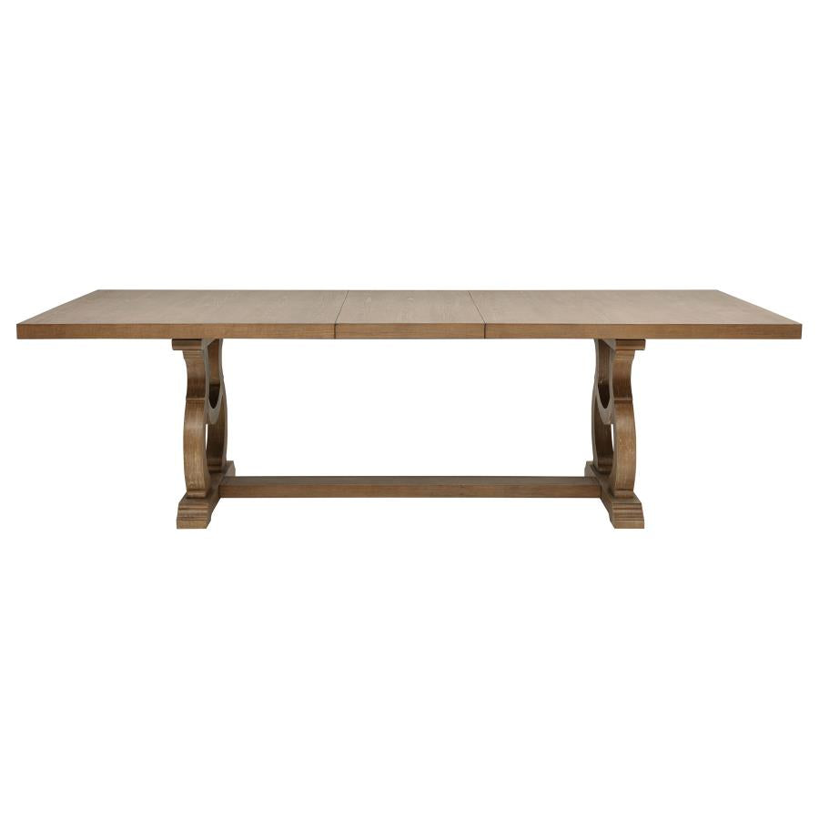 Brockway 5-piece Extension Leaf Dining Set Barley Brown