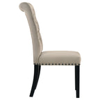 Alana Velvet Upholstered Dining Arm Chair Sand