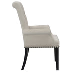 Alana Sand / Rustic Espresso Arm Chair
