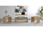 Canoga Engineered Wood Lift Top Coffee Table Light Oak