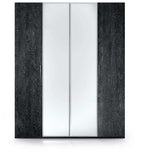 ESF Furniture - Onyx 7 Piece Queen Size Bedroom Set in Metallic Matte - ONYXQS-7SET