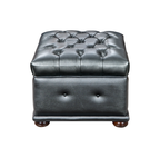 ESF Furniture - 415 4 Piece Living Room Set in Gray - 415GRAY-4SET