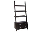 Colella 72-inch 5-shelf Storage Ladder Bookshelf Cappuccino