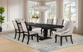Phelps 7-piece Rectangular Dining Table Set Distressed Noir - 121231-S7A
